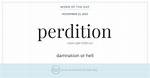 Perdition Meaning