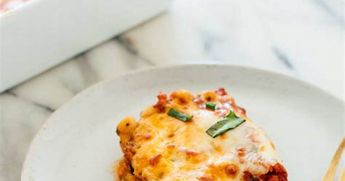 Perfect Vegetable Lasagna