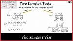 Perform 2 Sample T-Test