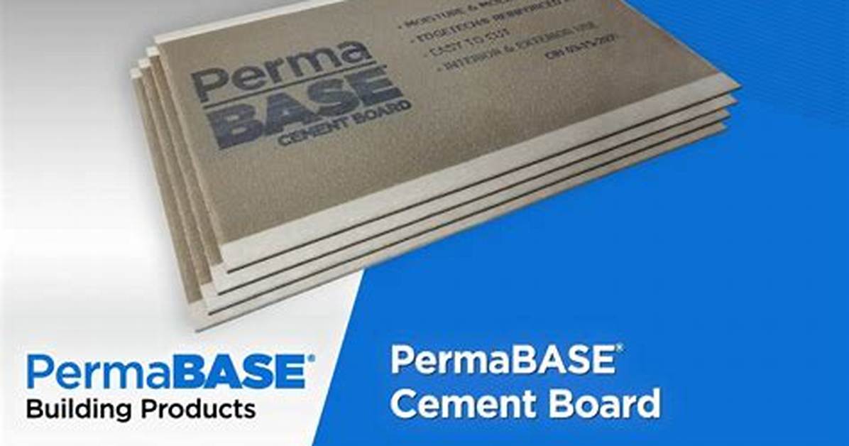 Permabase Cement Board