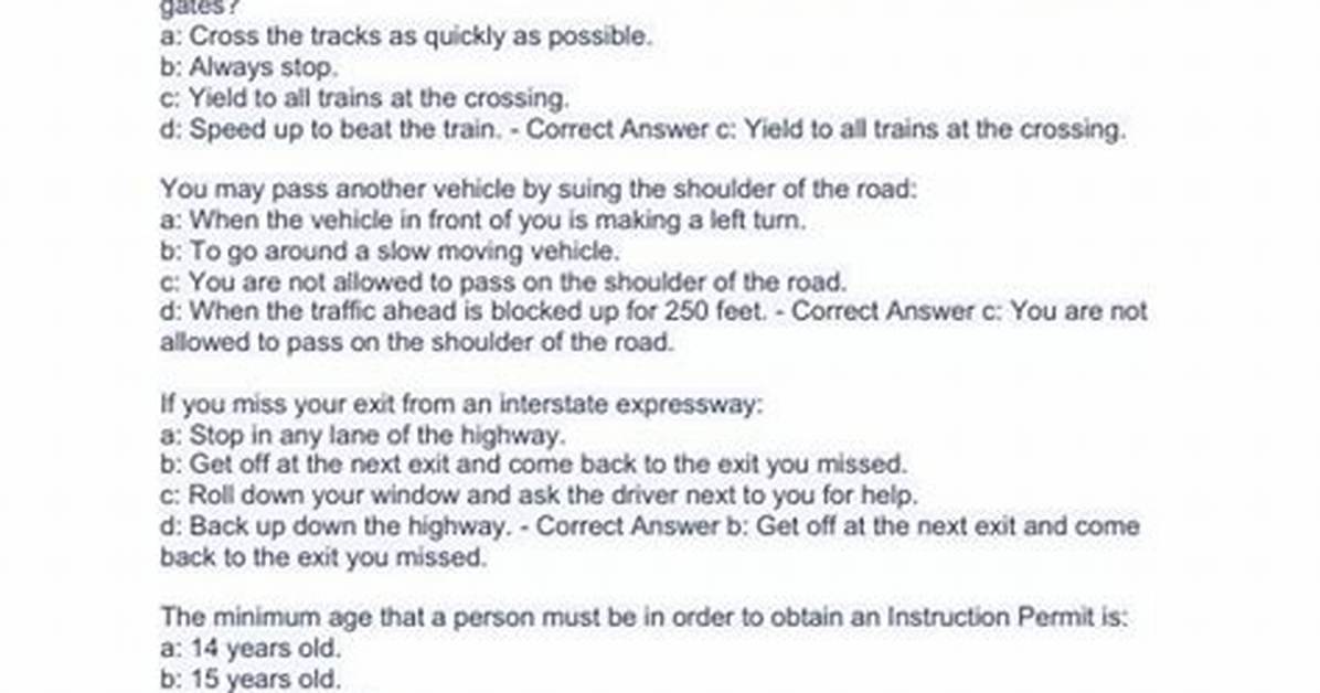 Permit Test Missouri