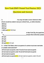 Permit Test Nyc