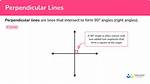 Perpendicular Angles