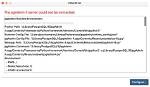 Pgadmin Fatal Error. the Appllication Server Could Not Be Contacted