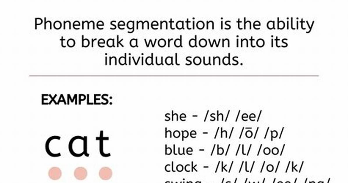 Phoneme Segmentation
