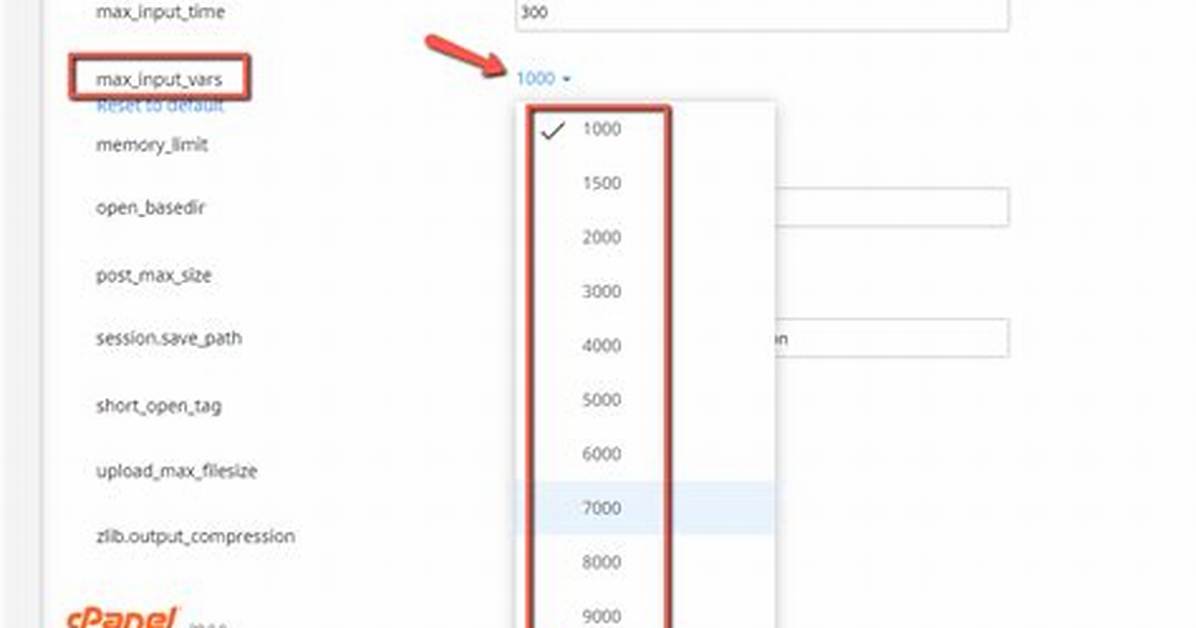 Php Max_Input_Vars