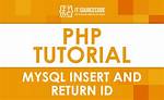 Php/Mysql Insert Row Then Get 'Id'