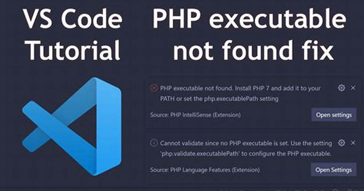 Php Not Found in vs Code