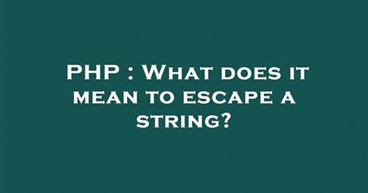 Php &$String - What Does This Mean? [Duplicate]