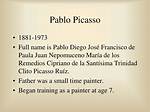 Picasso Full Name