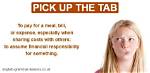 Pick up the Tab
