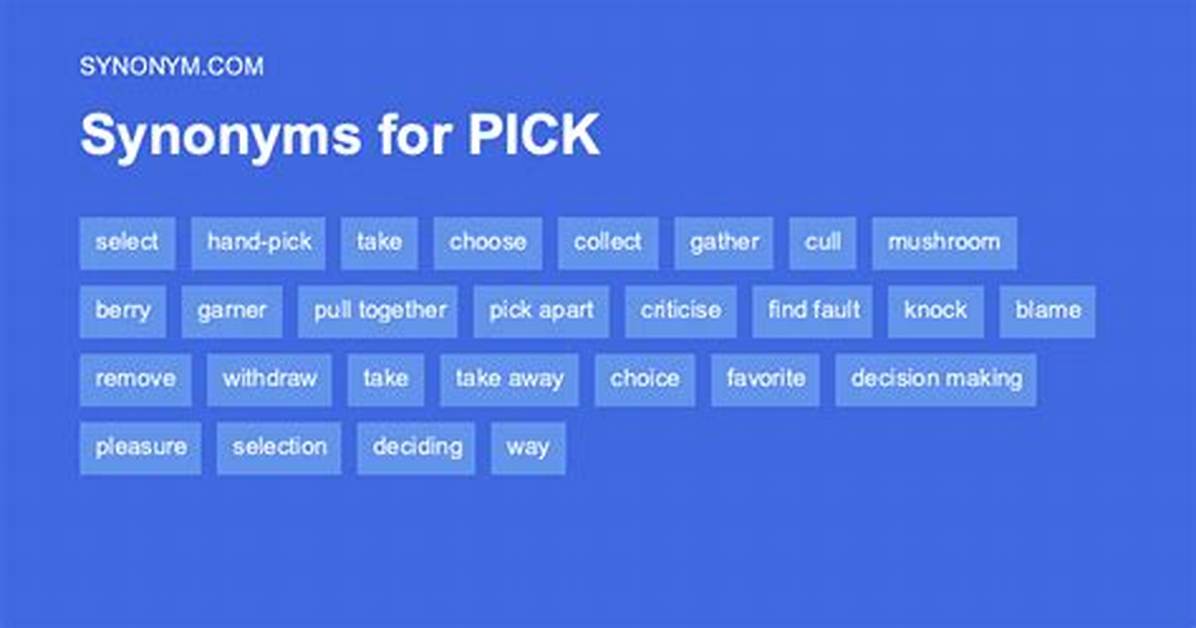 Picked up Synonym