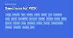 Picked up Synonym