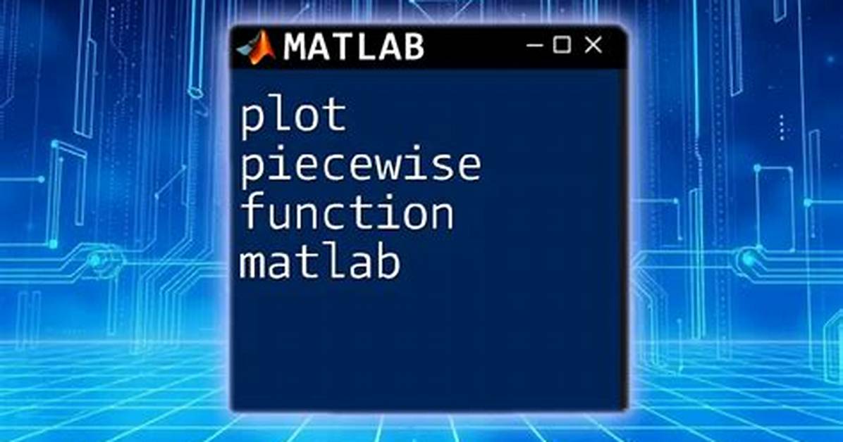 Piecewise Function Plot in Matlab