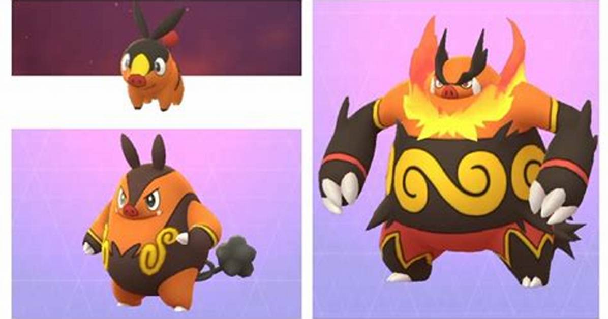 Pignite Evolution