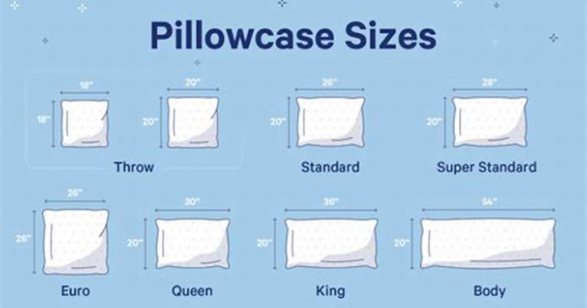 Pillow Case Sizes