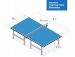 Ping Pong Table Size