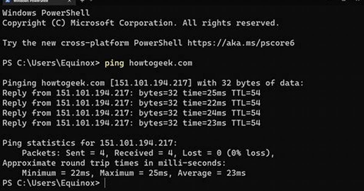 Ping with Timestamp on Windows Cli