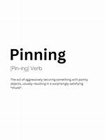 Pinning Definition