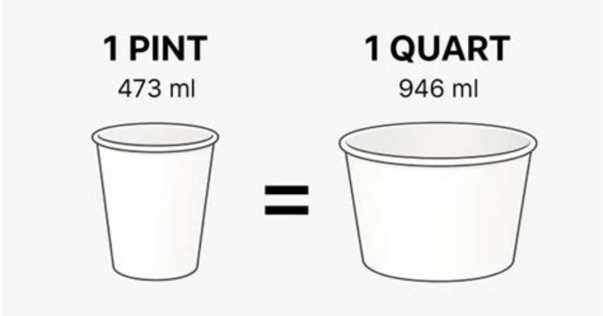 Pint vs Quart Size