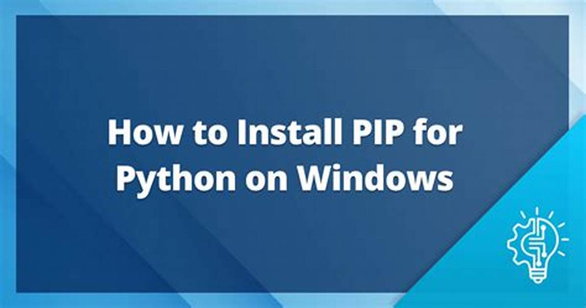 Pip Install - Python 2.7 - Windows 7