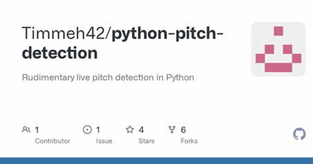 Pitch Detection in Python