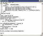 Pl/Sql Utl_Http. Request - Curly Braces/Semicolon
