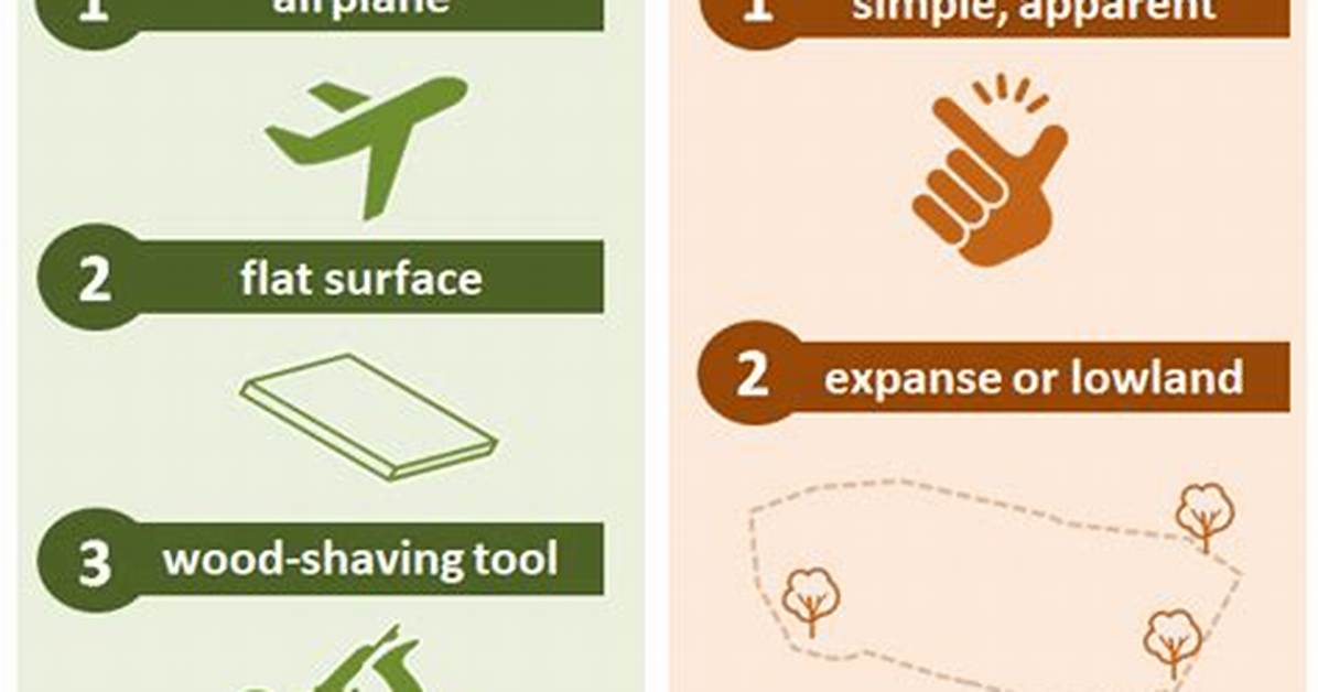 Plane vs Plain