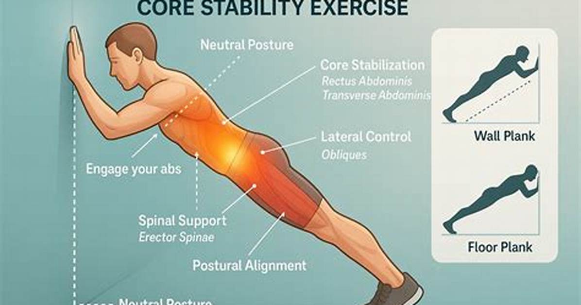 Plank Wall Exercise