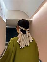 Plastic Item Seen in Cornrows