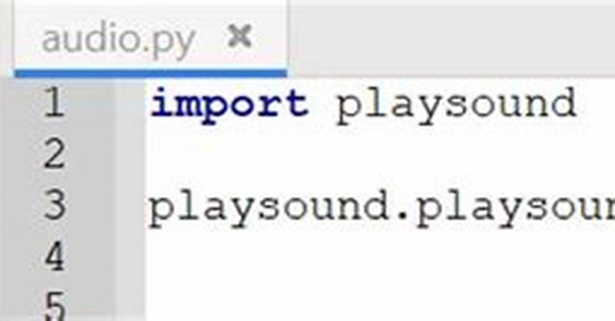 Play Audio with Python