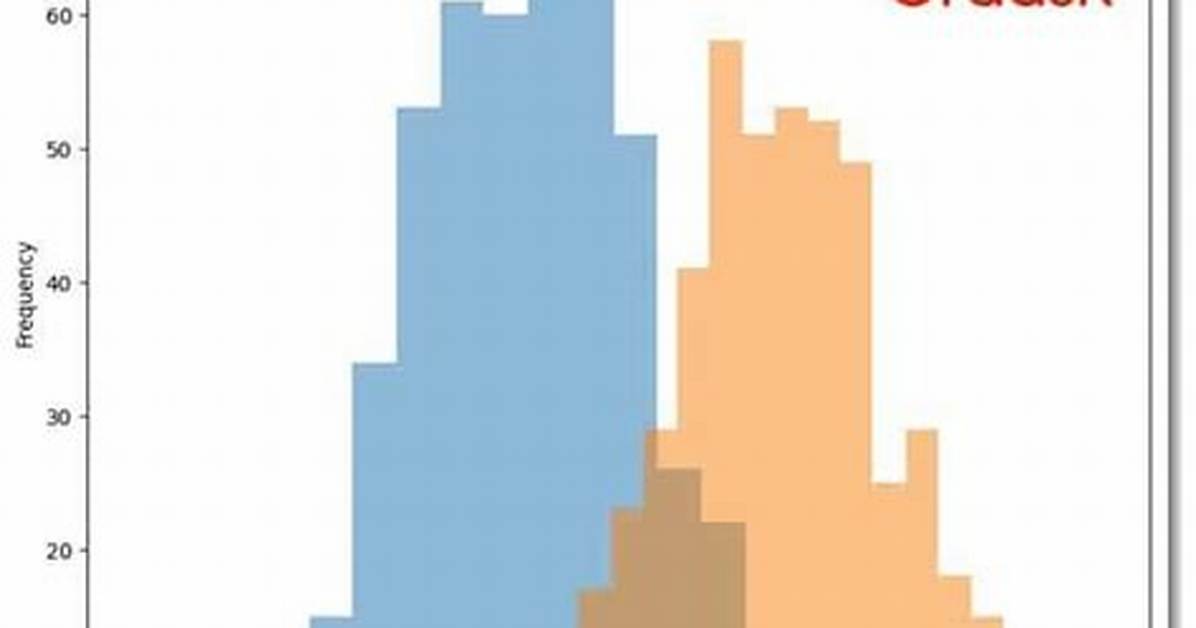 Plot Two Histograms on Single Chart with Matplotlib