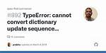 Plotly: Typeerror: Cannot Convert Dictionary Update Sequence Element #0 to a Sequence