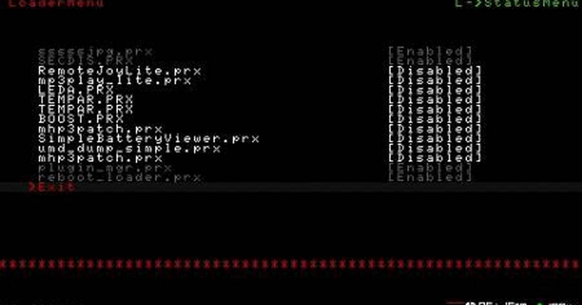 Pluginmanager Psp - Gamebrew