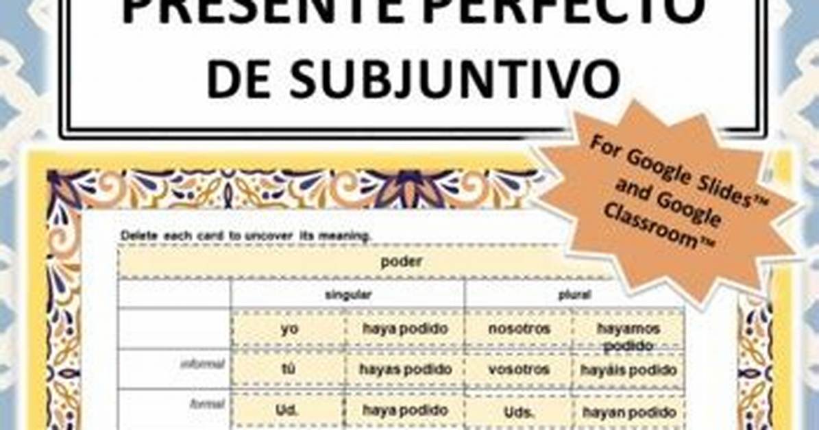 Poder Subjunctive