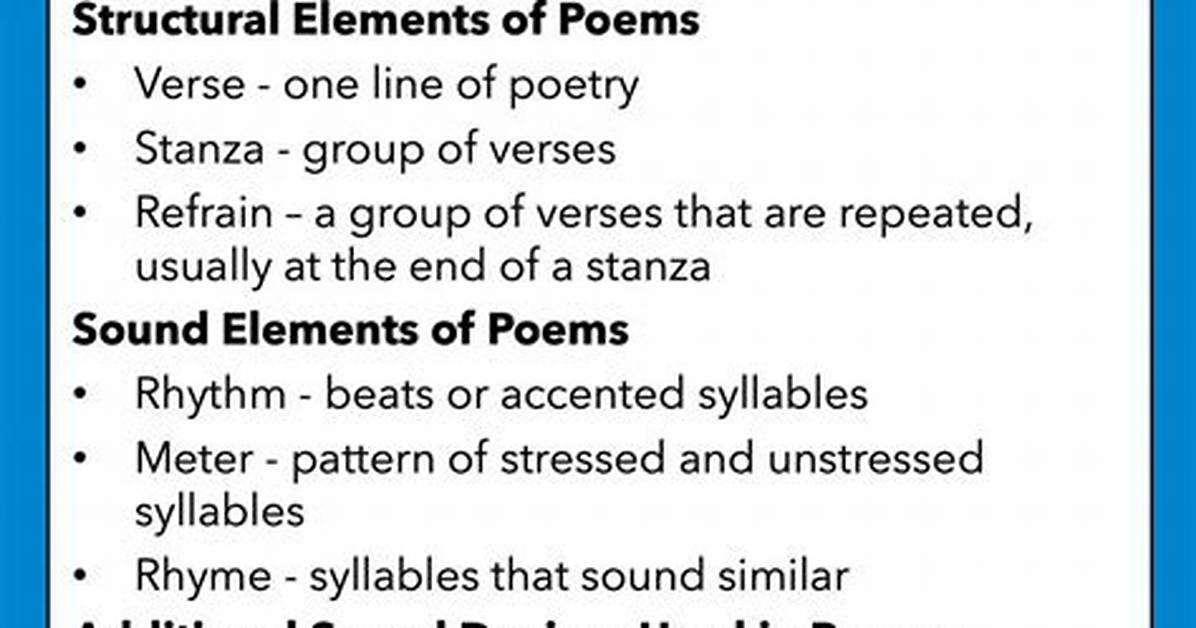 Poem Types