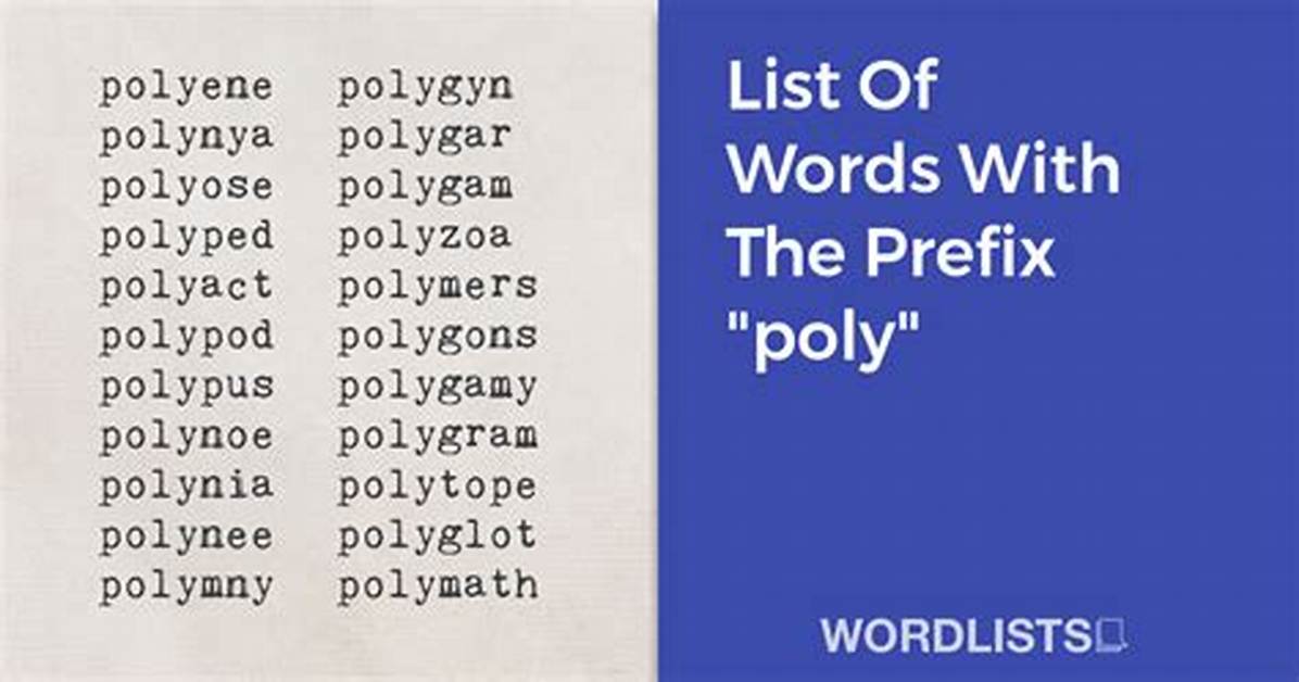 Poly Prefix