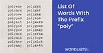 Poly Prefix