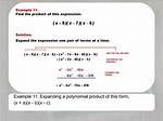 Polynomial Expansion