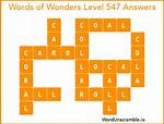 Popular Words Level 547 Answers [All Words]