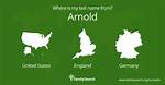 Popularity of the Last Name Arnold / Switzerland