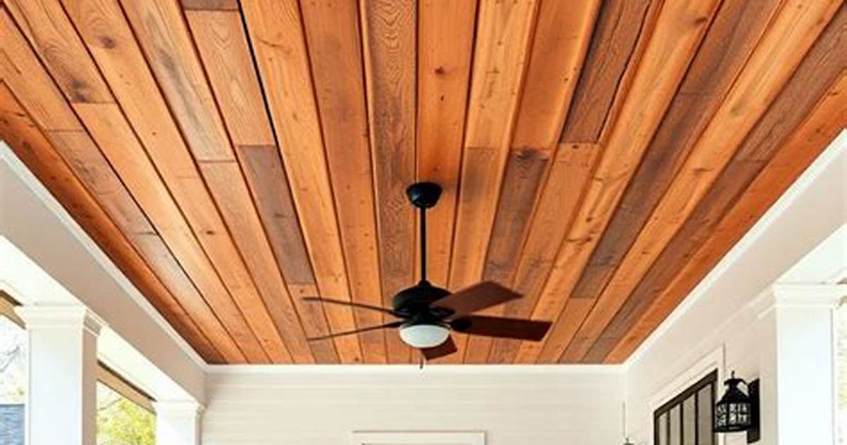 Porch Ceiling Materials