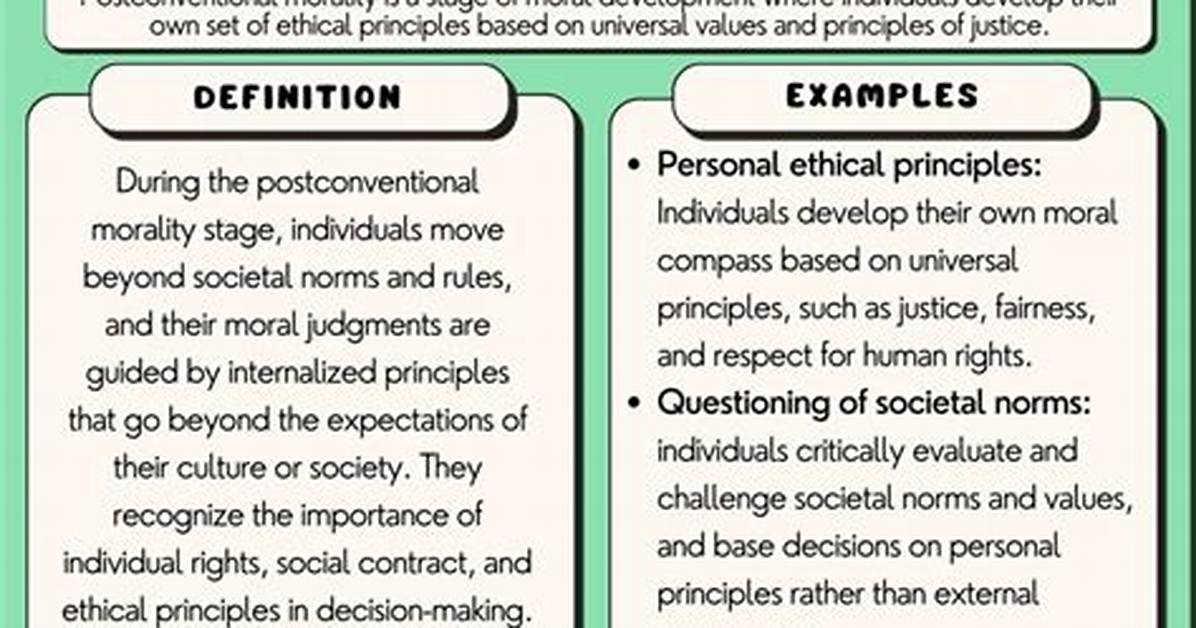 Post Conventional Morality