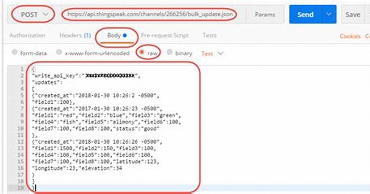 Post Data in Json Format