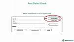 Post Dated Check Meaning