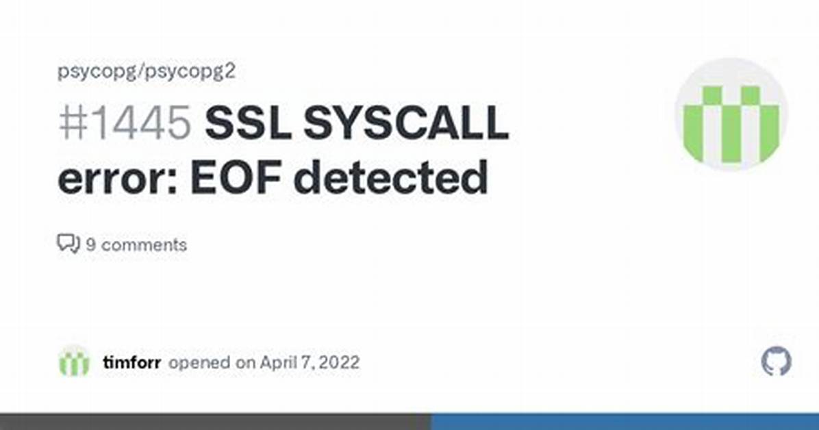 Postgres Ssl Syscall Error: Eof Detected with Python and Psycopg