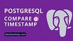 Postgres Where Clause Compare Timestamp