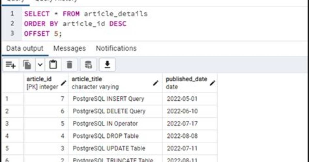 Postgresql Disable More Output