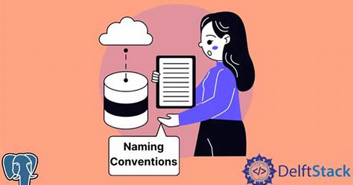 Postgresql Naming Conventions