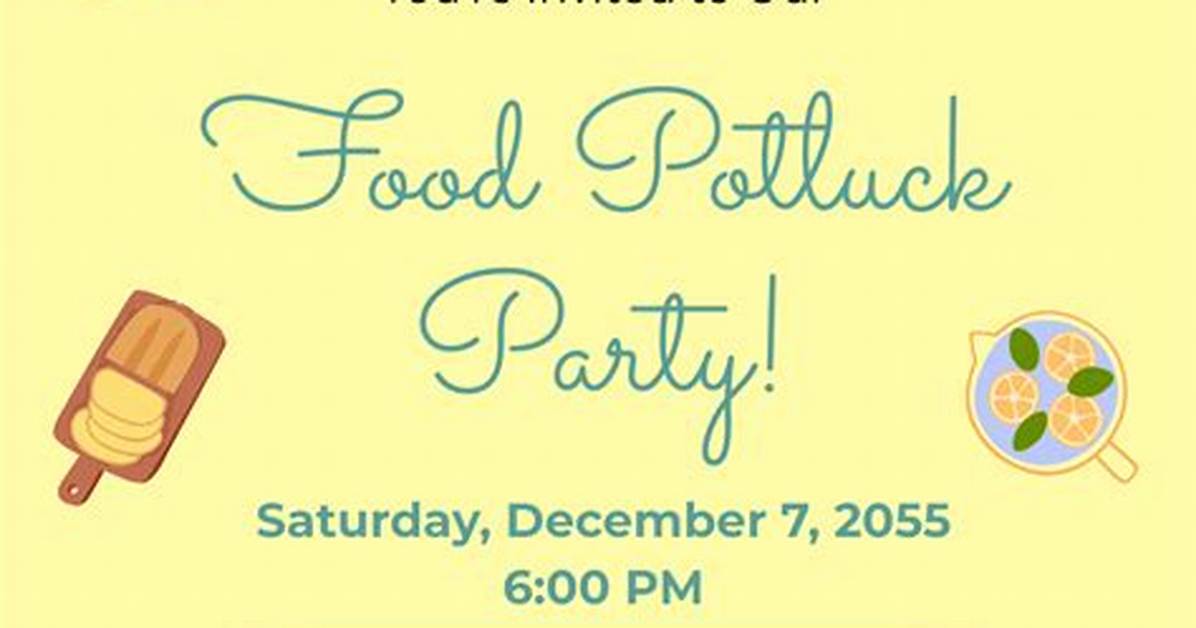 Potluck Invitation
